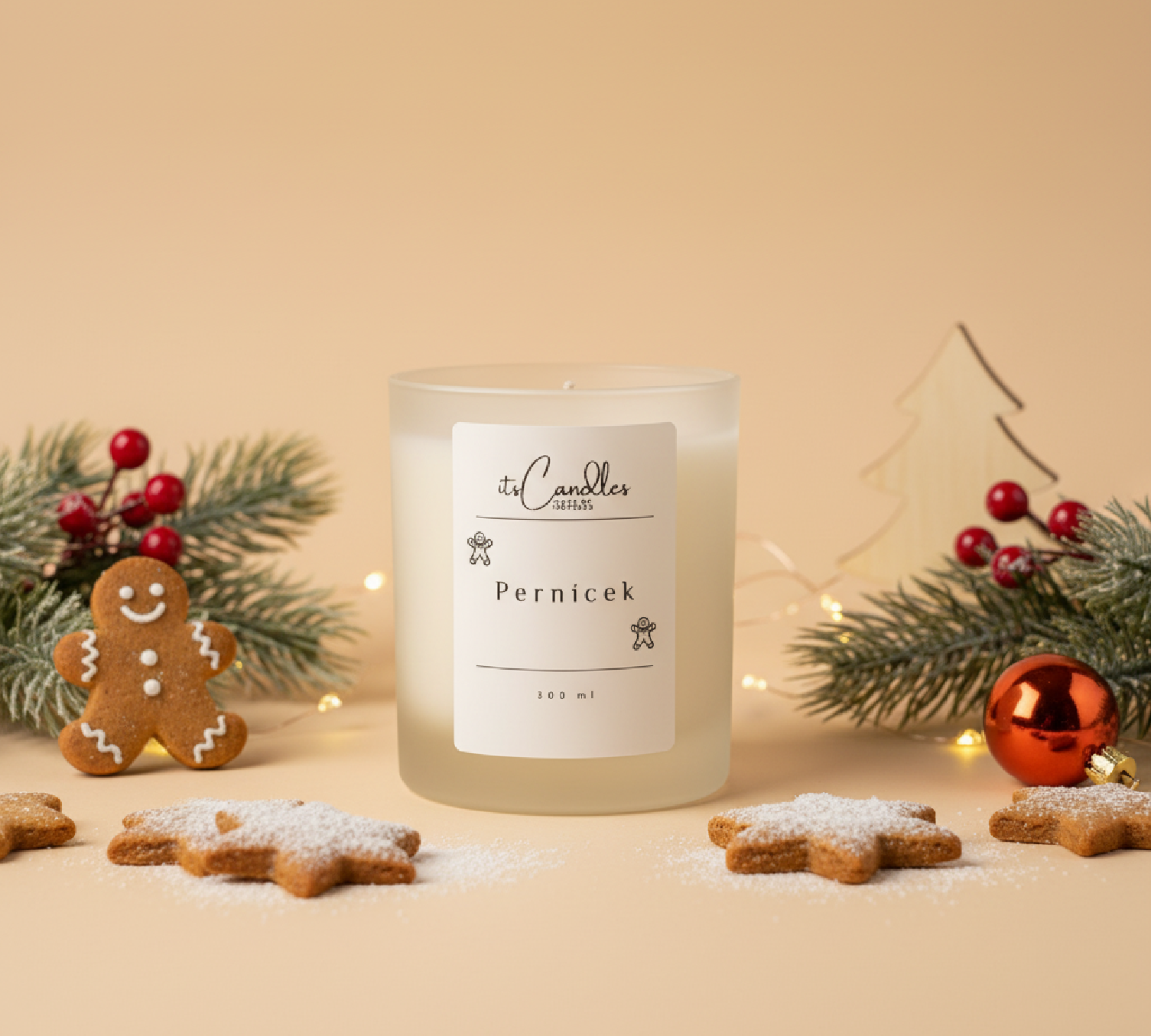 itsCandles sojová svíčka Perníček